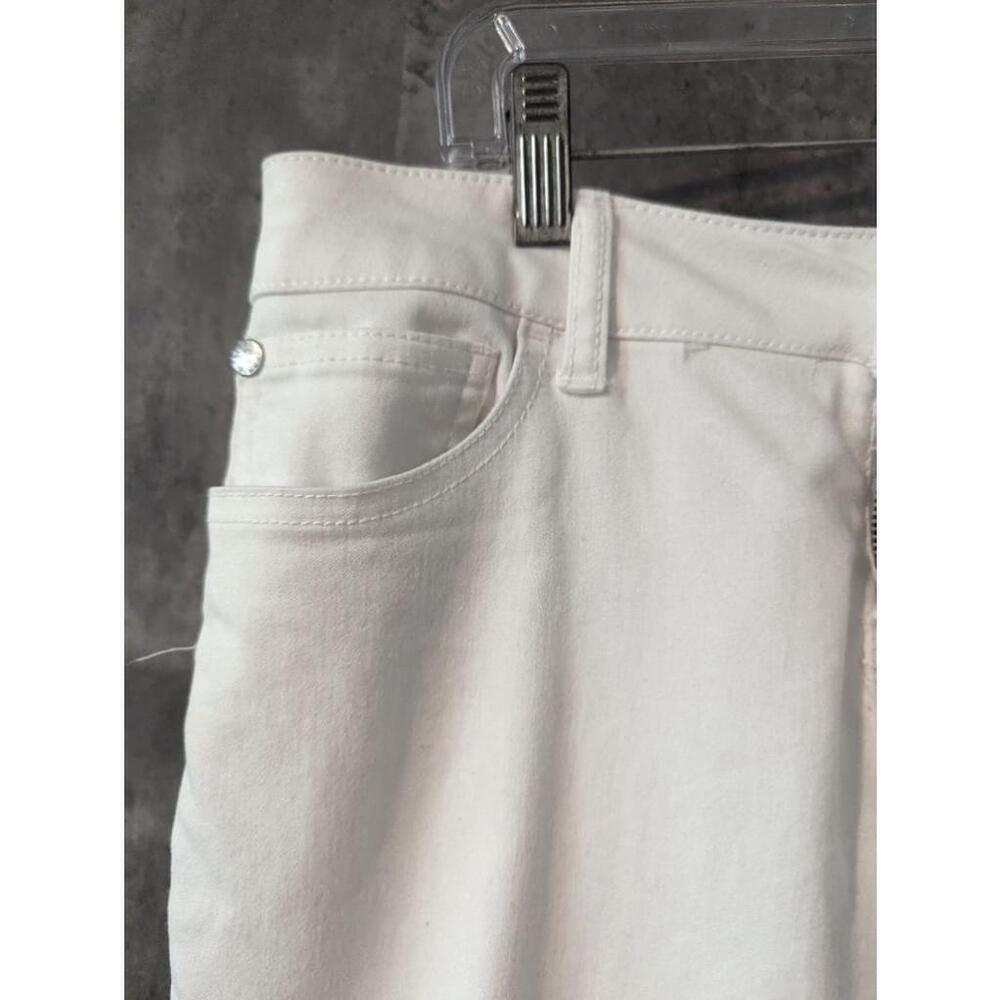 Women's Celebrity Pink White Skinny Jeans Size 9 - Picture 4 of 6